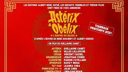 DECOUVREZ LE CASTING DU PROCHAIN ASTERIX ET OBELIX : L'EMPIRE DU...